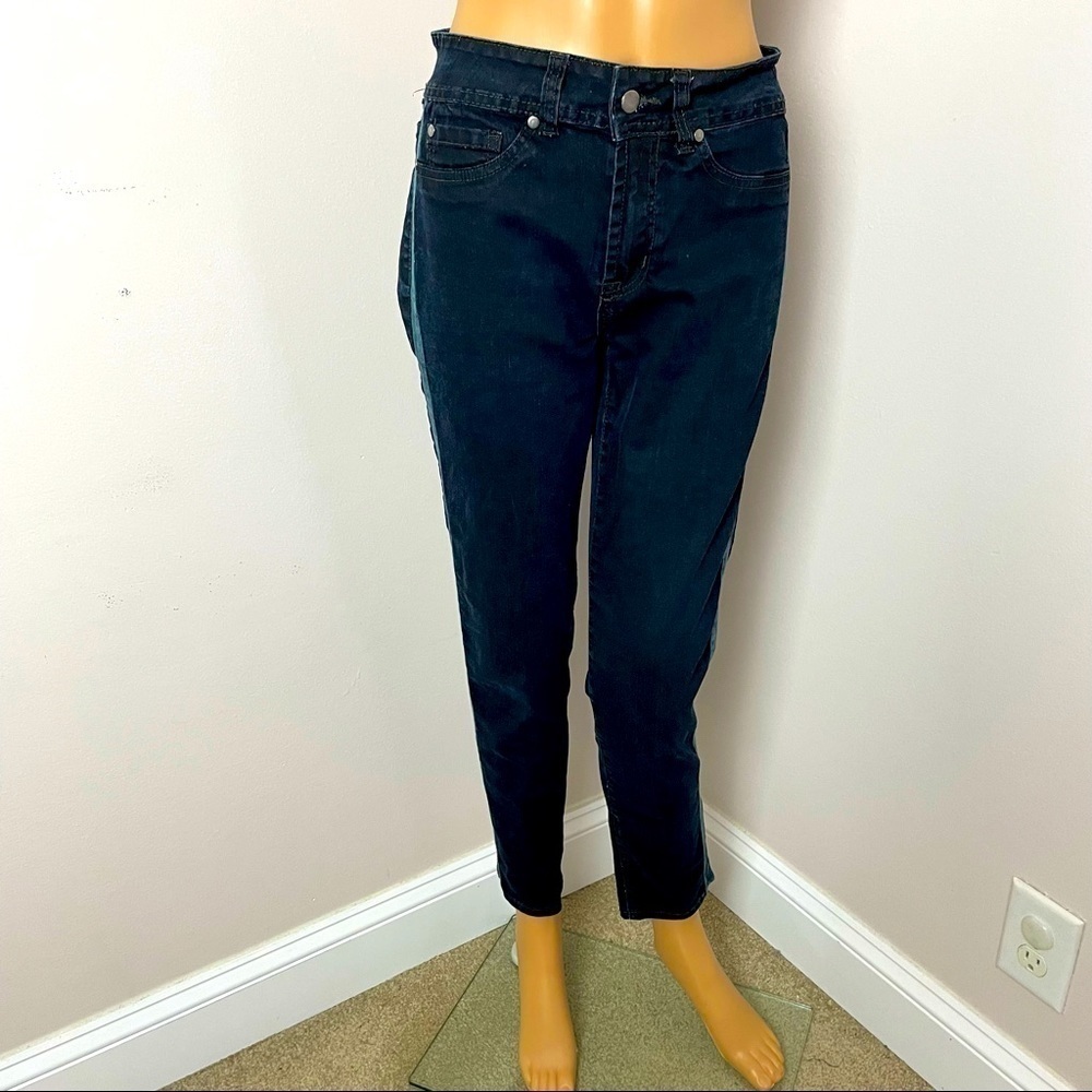 Soft Surroundings Skinny Jeans – Dark Wash with Side Stripe – Size 4